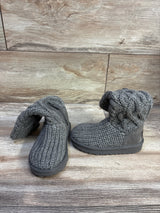 UGG Braided Knit Boots Grey sz 8c