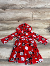 Disney Minnie Mouse Hooded Robe Red sz 4T