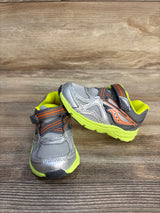 NWOT Saucony Ride Hook & Loop Sneakers Grey sz 5c