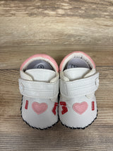 NWOT HsdsBebe Pu Leather Hard Bottom Walking Sneakers White sz 3c