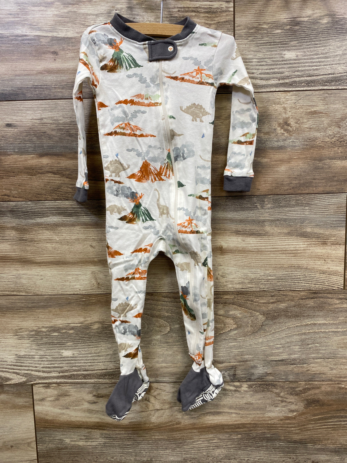 Burt's Bees Baby Dinos Sleeper White sz 18m