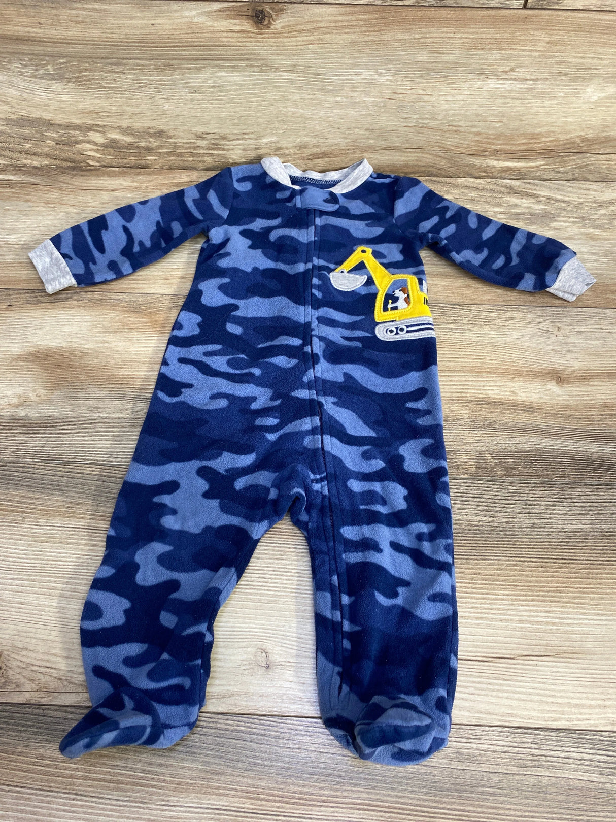 Carter's Camo Blanket Sleeper Blue sz 9m