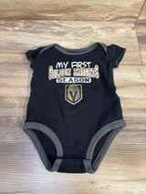 NHL My First Golden Knights Season Bodysuit Black sz 12m