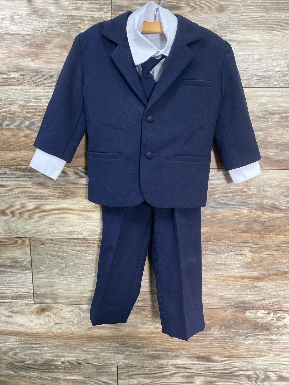 Rafael 5pc Suit Set Navy/White sz 3T