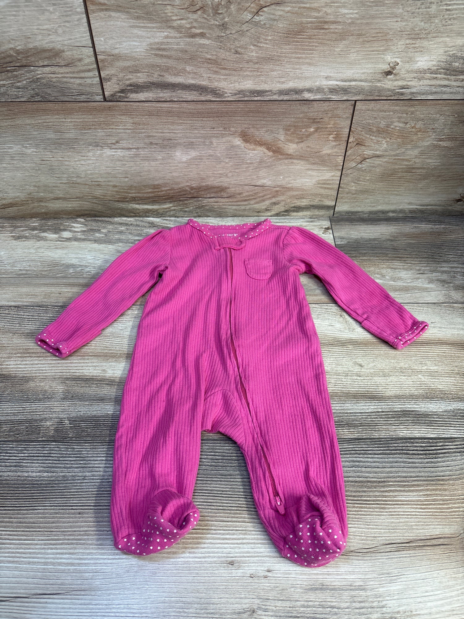 Carter's Ribbed Sleeper Pink sz 3m
