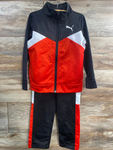 Puma 2pc Tracksuit Set Black sz 4T