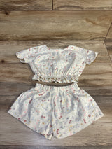 Member's Mark 2pc Crinkle Playwear Set Ivory sz 18m