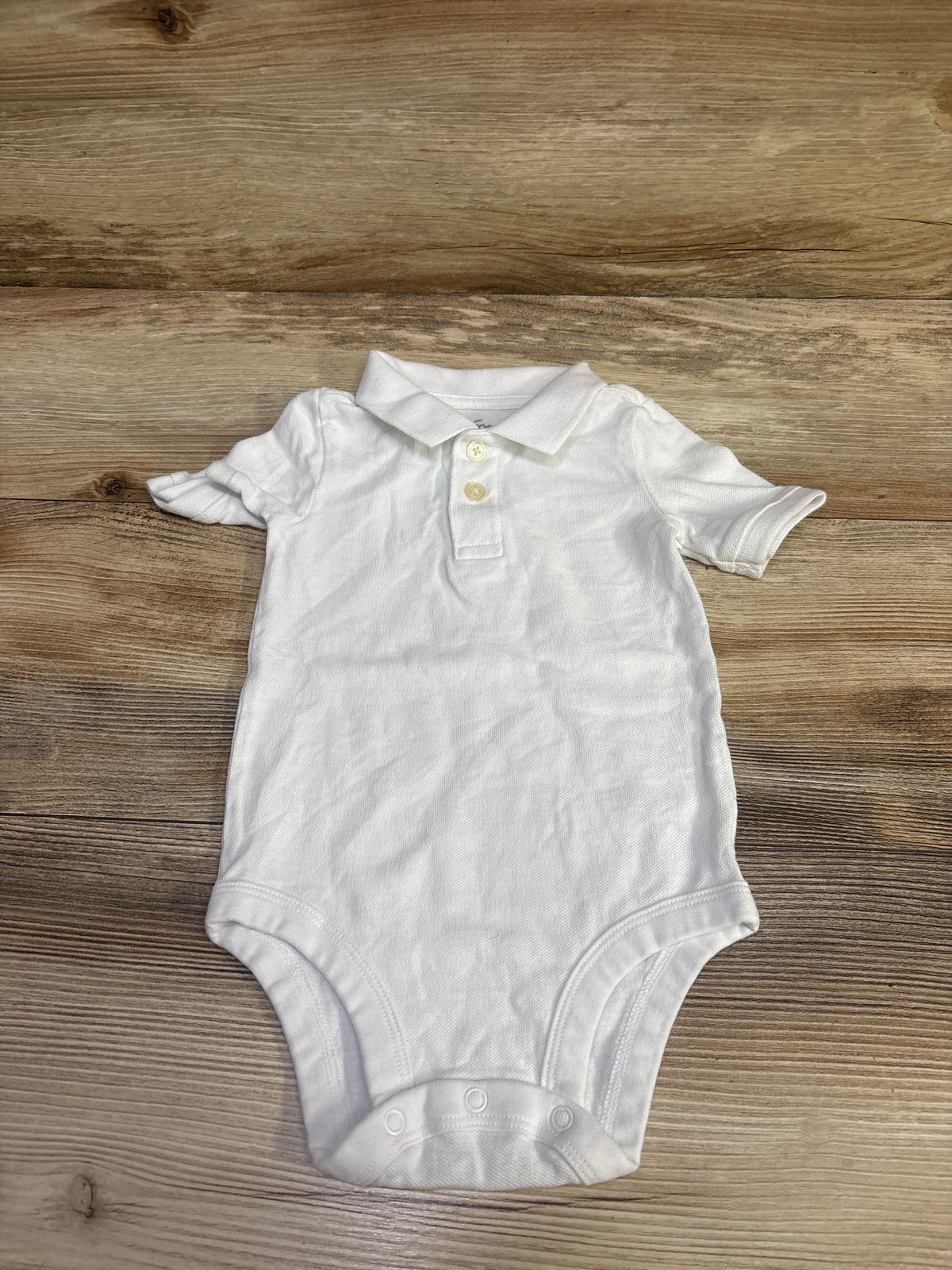 OshKosh Polo Bodysuit White sz 18m