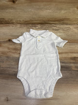 OshKosh Polo Bodysuit White sz 18m