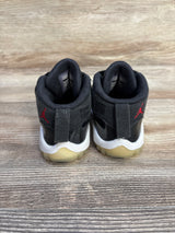 Air Jordan 11 Retro BT '72-10' Black Sneakers sz 4c