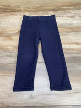 Carter's Fleece Lined Leggings Navy sz 2T