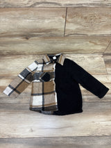 Shein Corduroy/Flannel Shacket Brown sz 4T