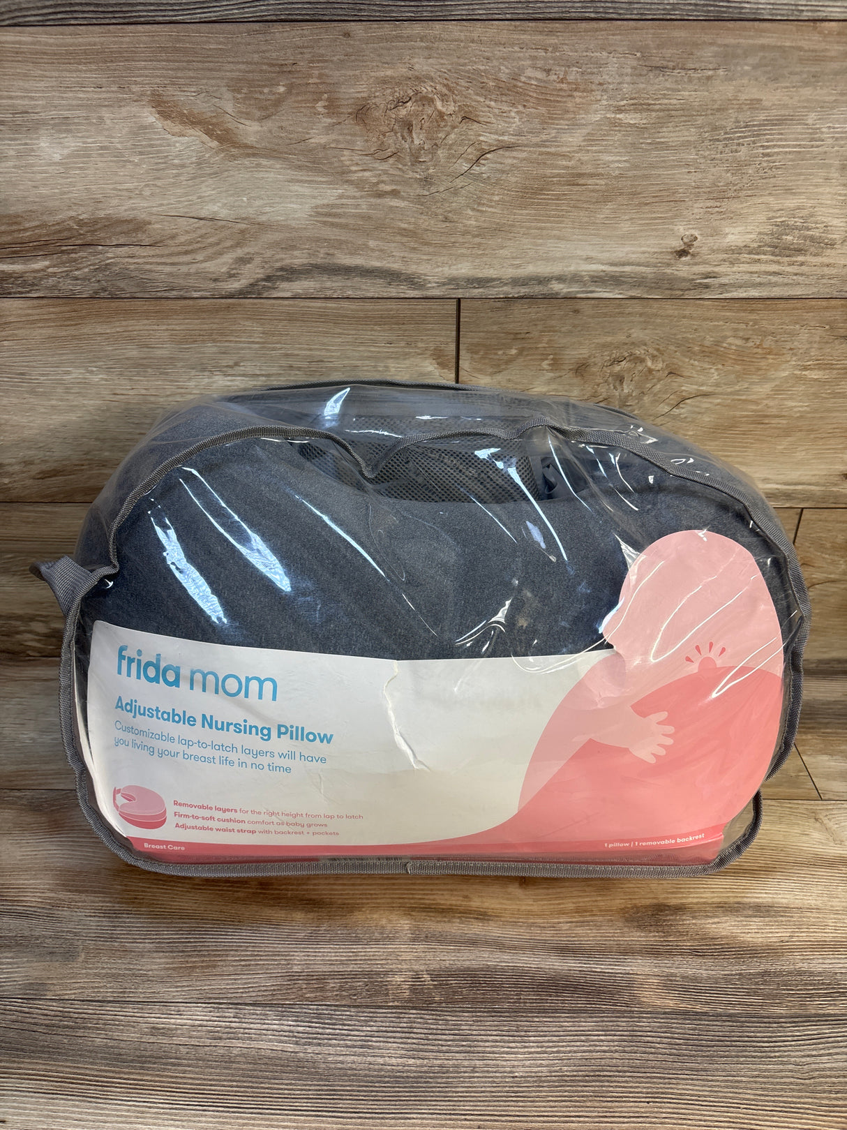 Frida Mom Adjustable Nursing Pillow, Grey