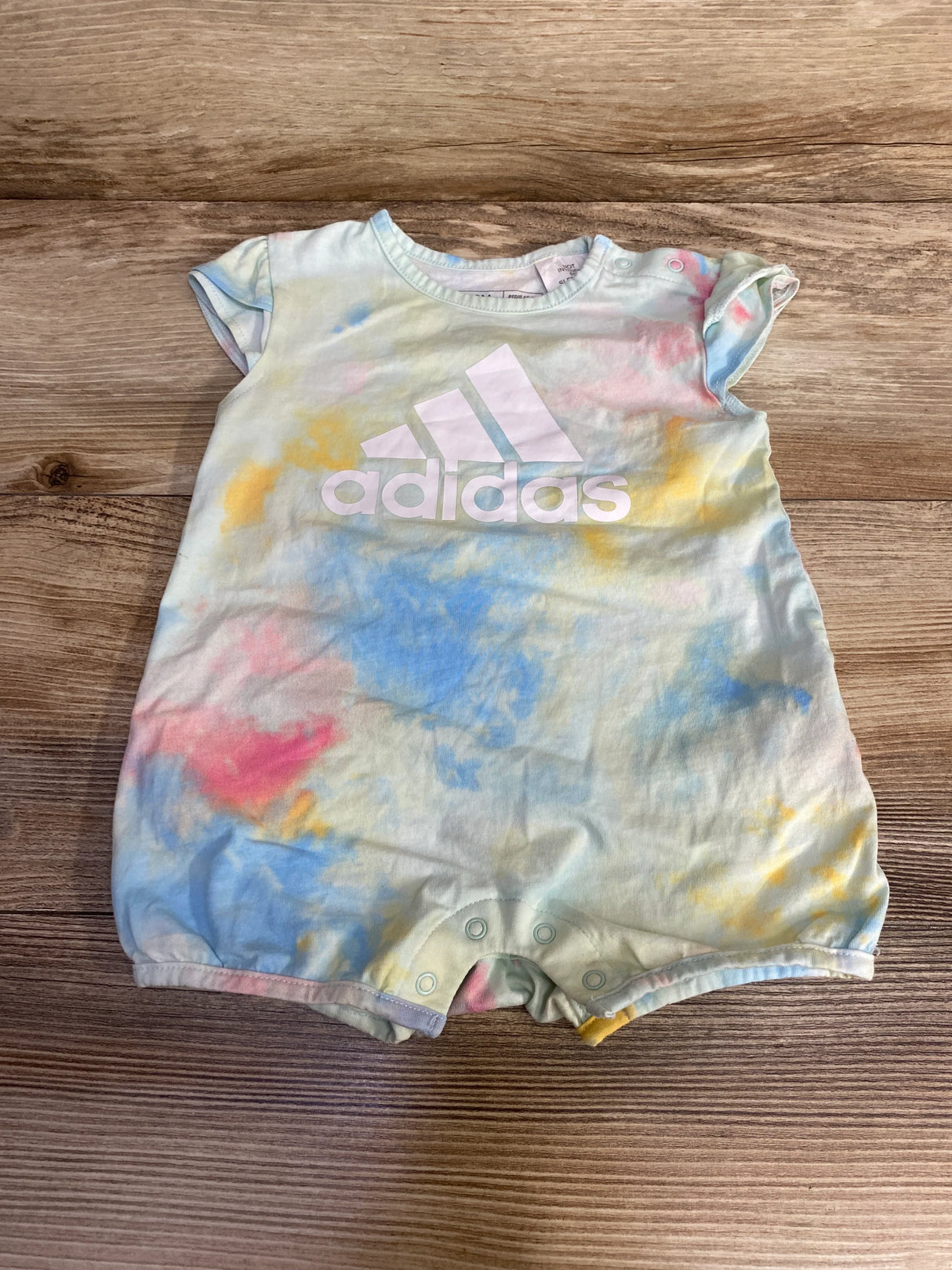 Adidas Tie-Dye Logo Shortie Romper sz 12m - Me n Mommy To Be
