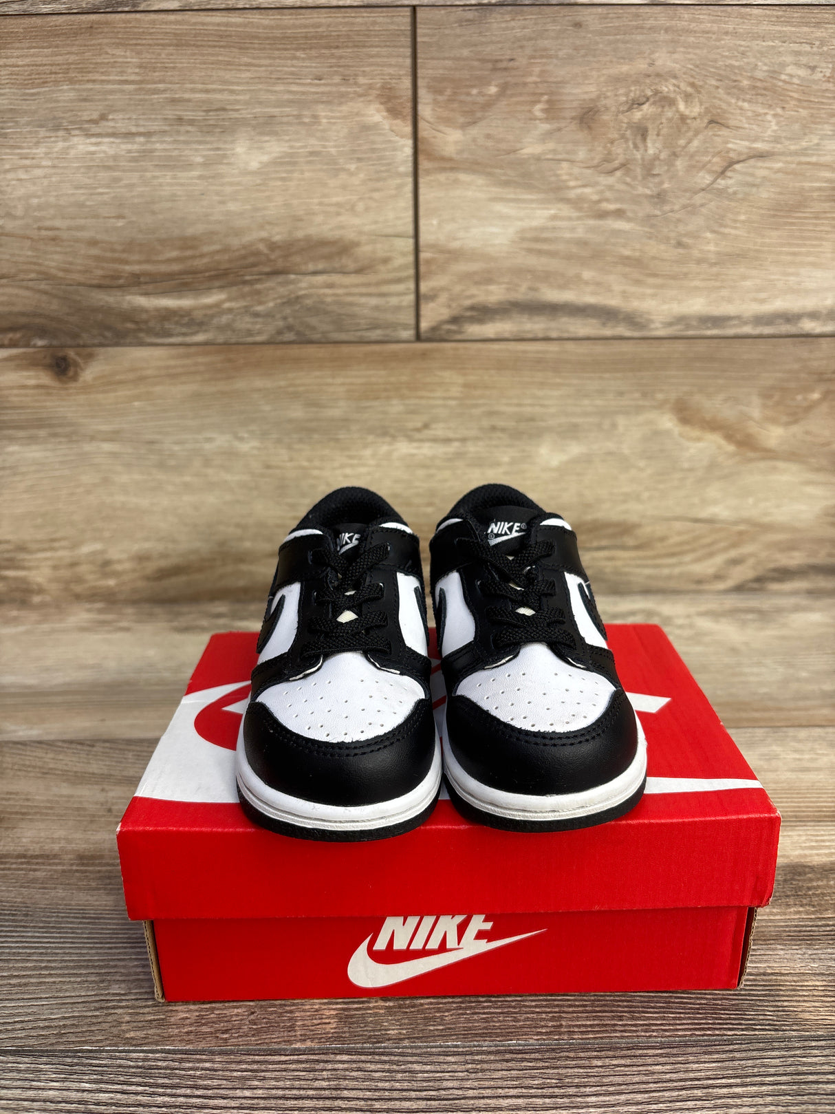 Nike Dunk Low TD 'White/Black White' Sneakers sz 8c