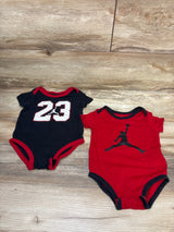 Jordan 2pk Bodysuits Red sz 12m