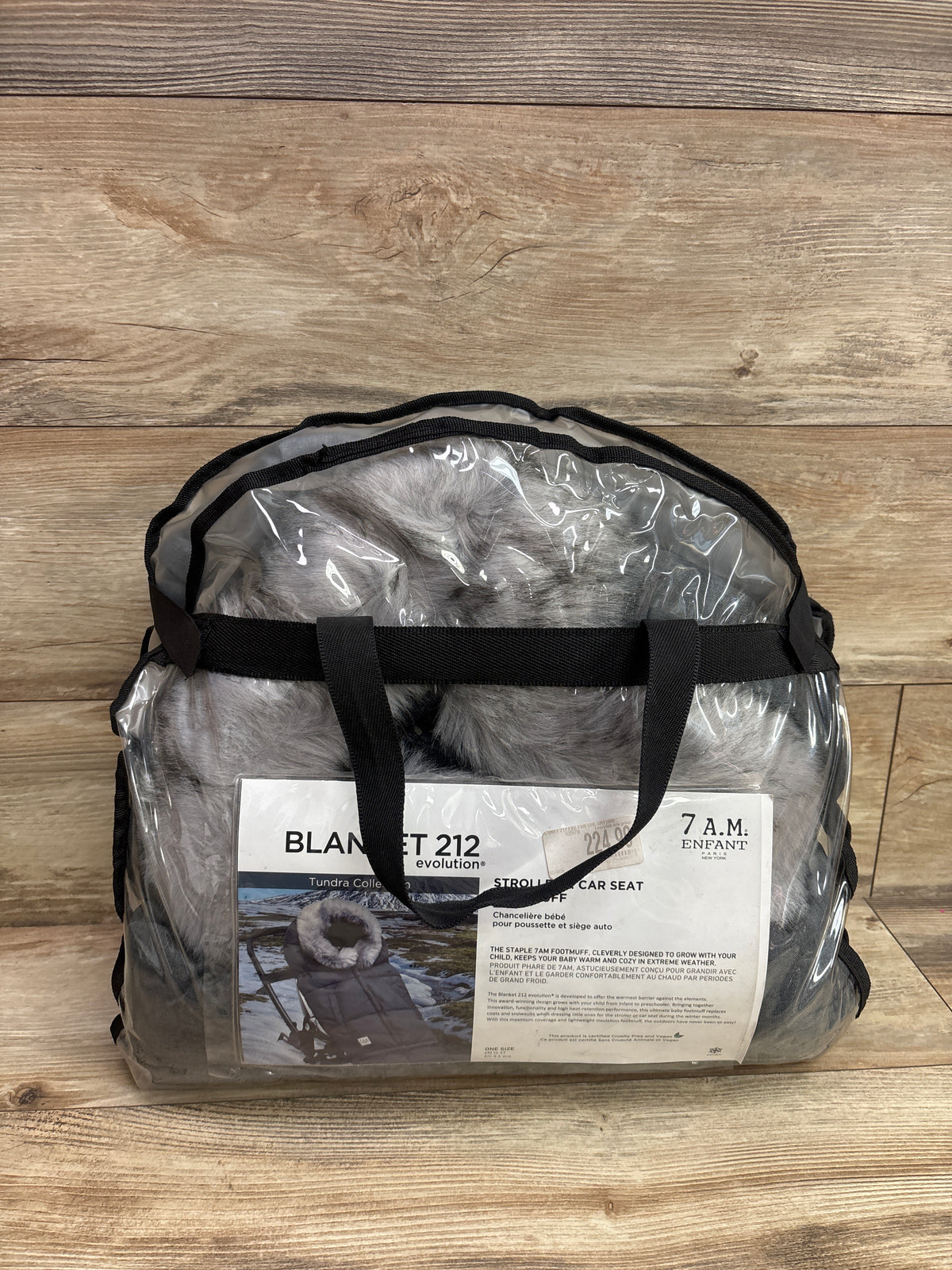 NEW 7AM Enfant Blanket 212 Evolution Stroller & Car Seat Footmuff Grey sz 6m-4T