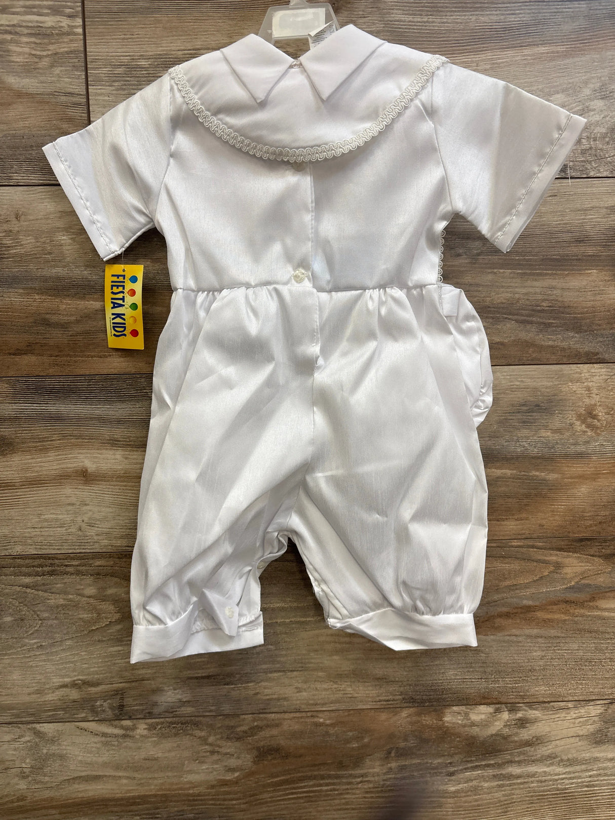 NEW Fiesta Kids 3pc Baptism Christening Set White sz 2T