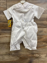 NEW Fiesta Kids 3pc Baptism Christening Set White sz 2T