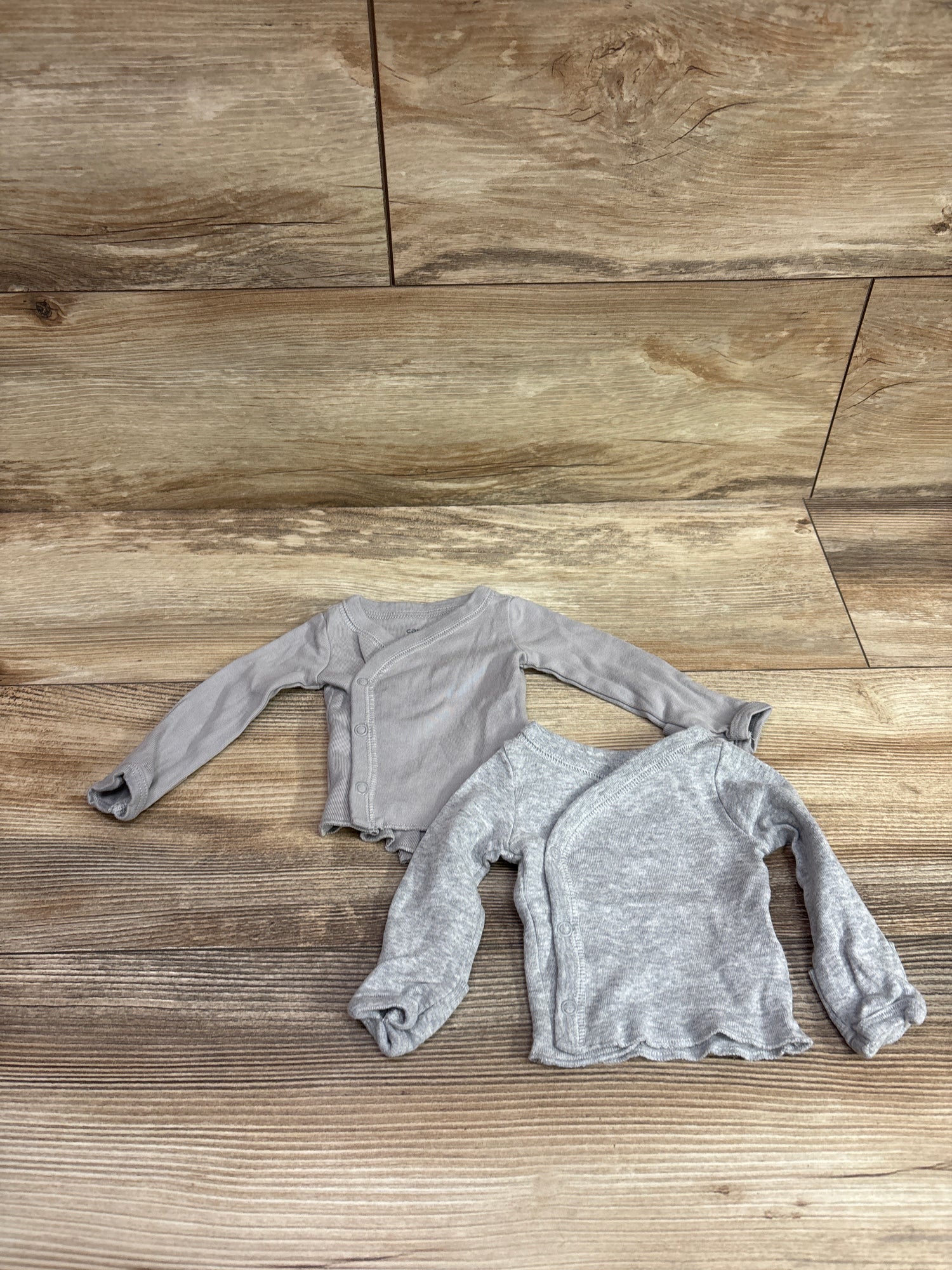 Carter's 2pk Kimono Shirts Grey sz Preemie