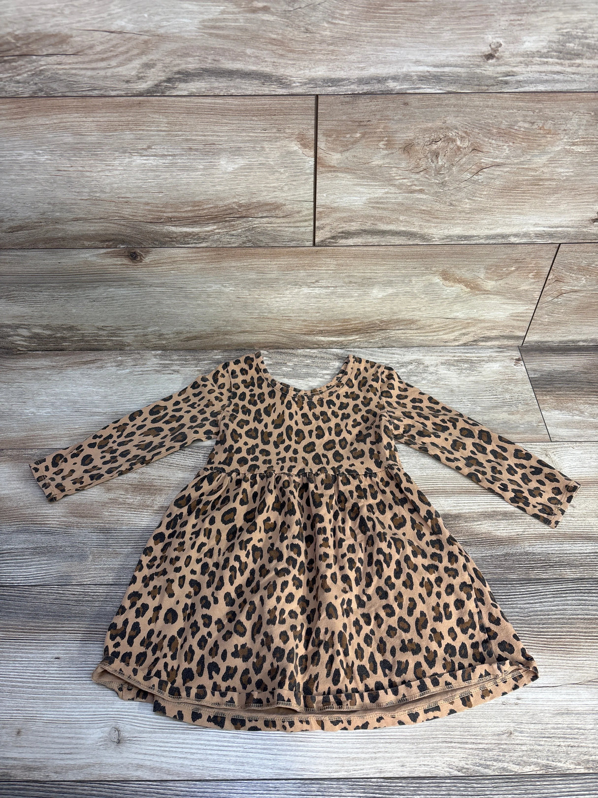 Baby Gap Leopard Print Dress Brown sz 3T