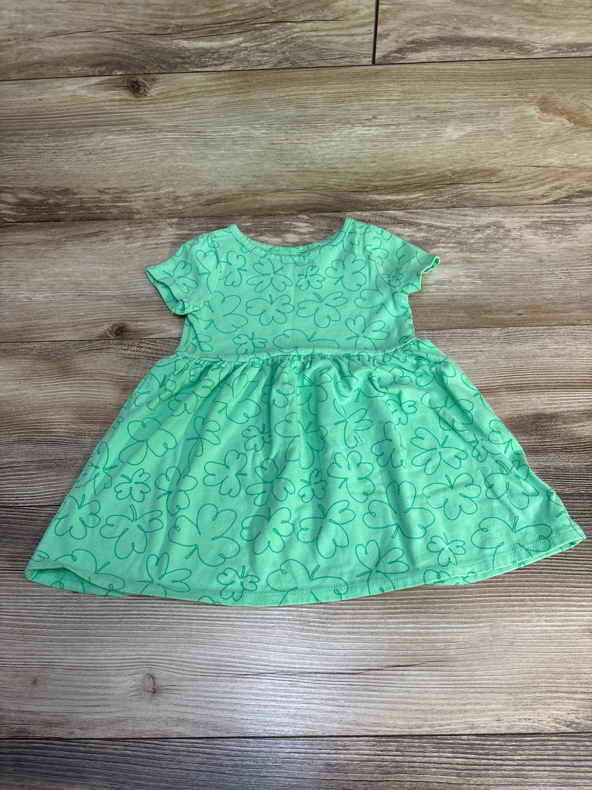 Cat & Jack Shamrock Dress Mint sz 2T
