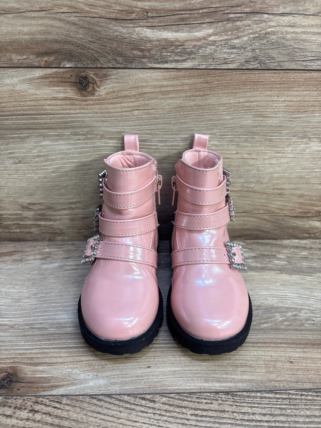 Self Esteem Lil' Triple Glam Pink Boots sz 7c - Me n Mommy To Be
