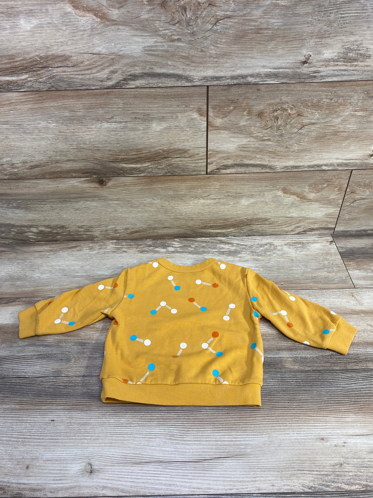 Christian Robinson Polka Dot Pull Over Sweater Yellow sz 18m