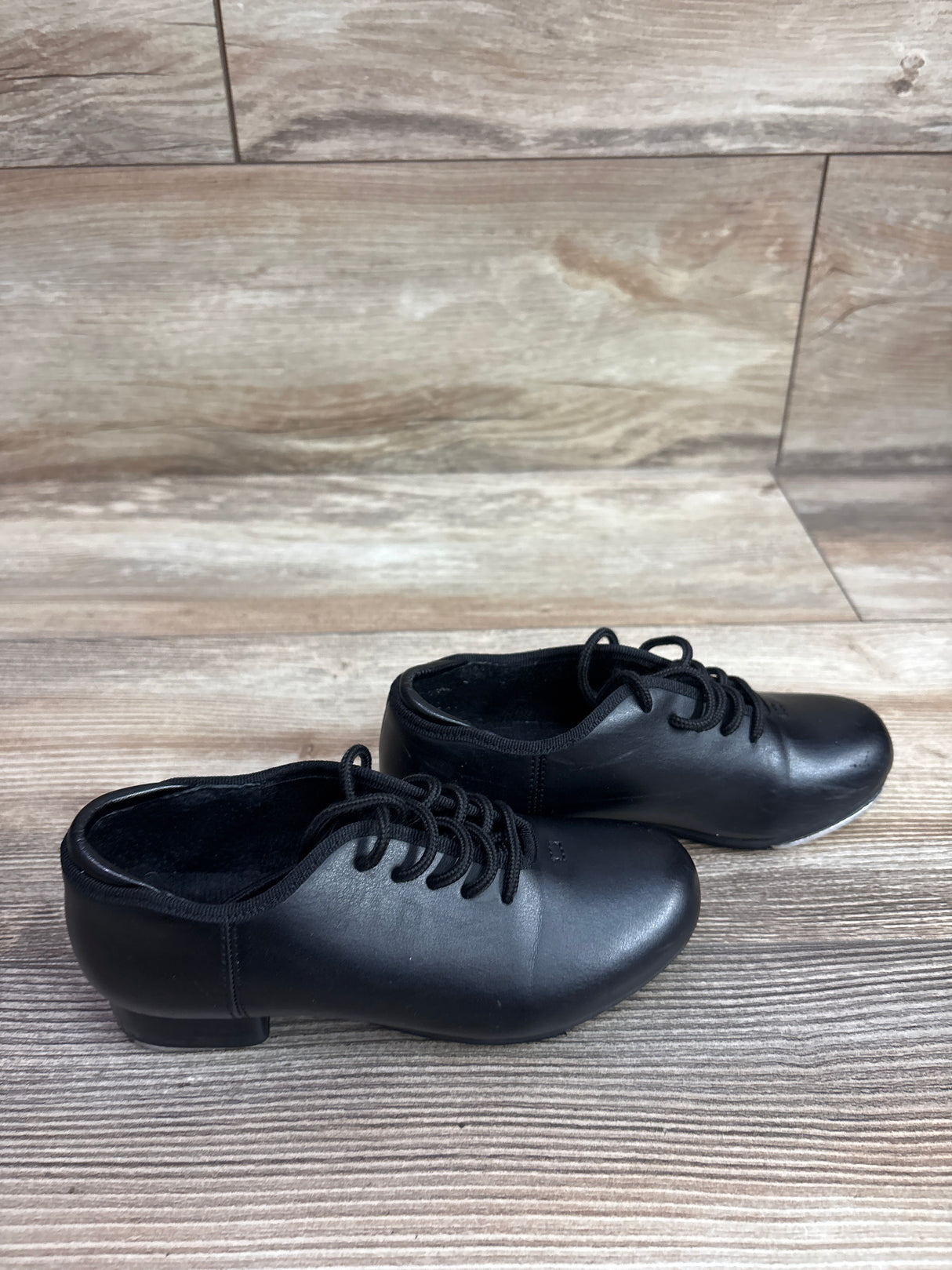 Weissman Lace-Up Tap Shoes Black sz 12c