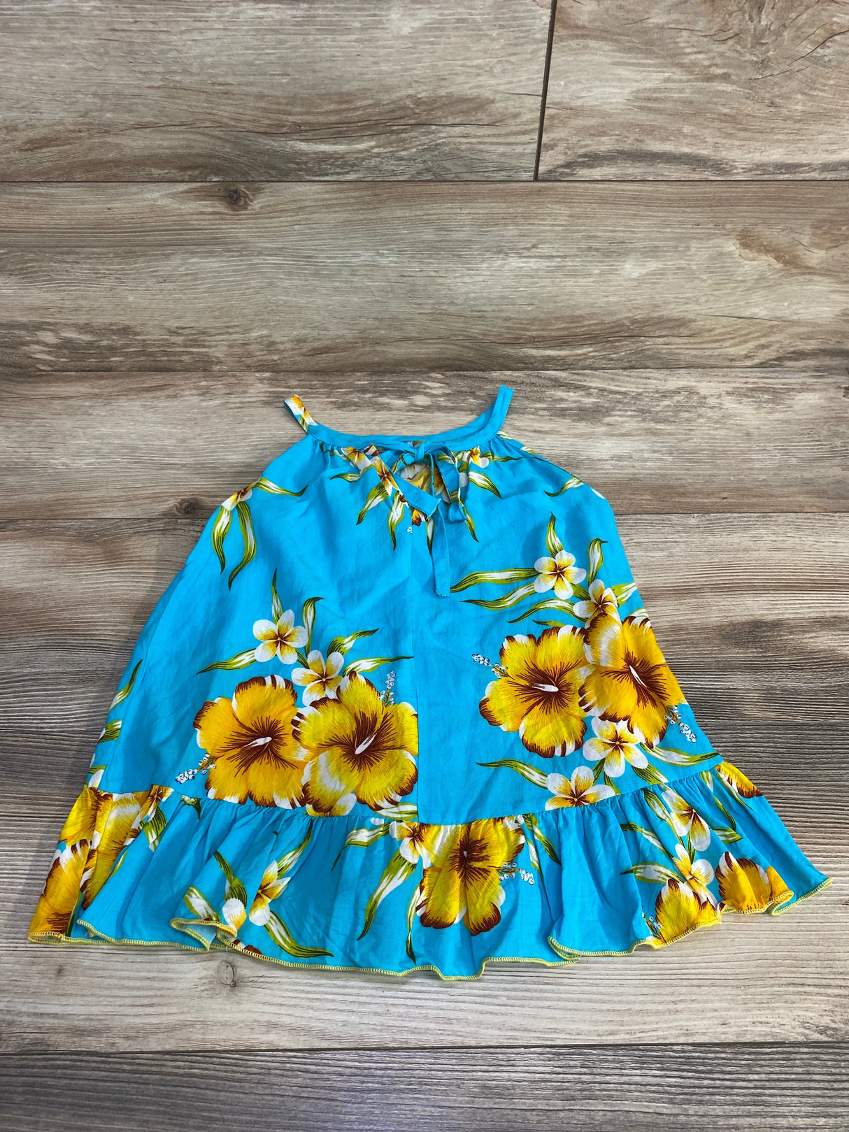 Floral Dress Blue sz 2T
