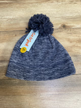 NEW Cat & Jack Fleece Pom Pom Beanie Blue sz 12-24m