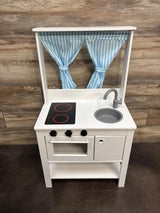 SPISIG Play Kitchen with Curtains - Me n Mommy To Be