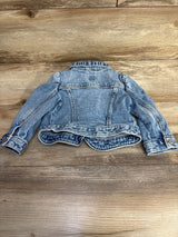 Baby Gap Cotton Puff Sleeve Denim Jacket Blue sz 12-18m