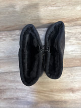 NEW Cat & Jack Pip Shearling Style Boots Black sz 12c