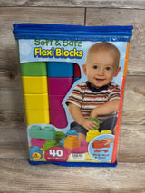 NEW Lakeshore Soft & Safe Flexi Blocks 40pc