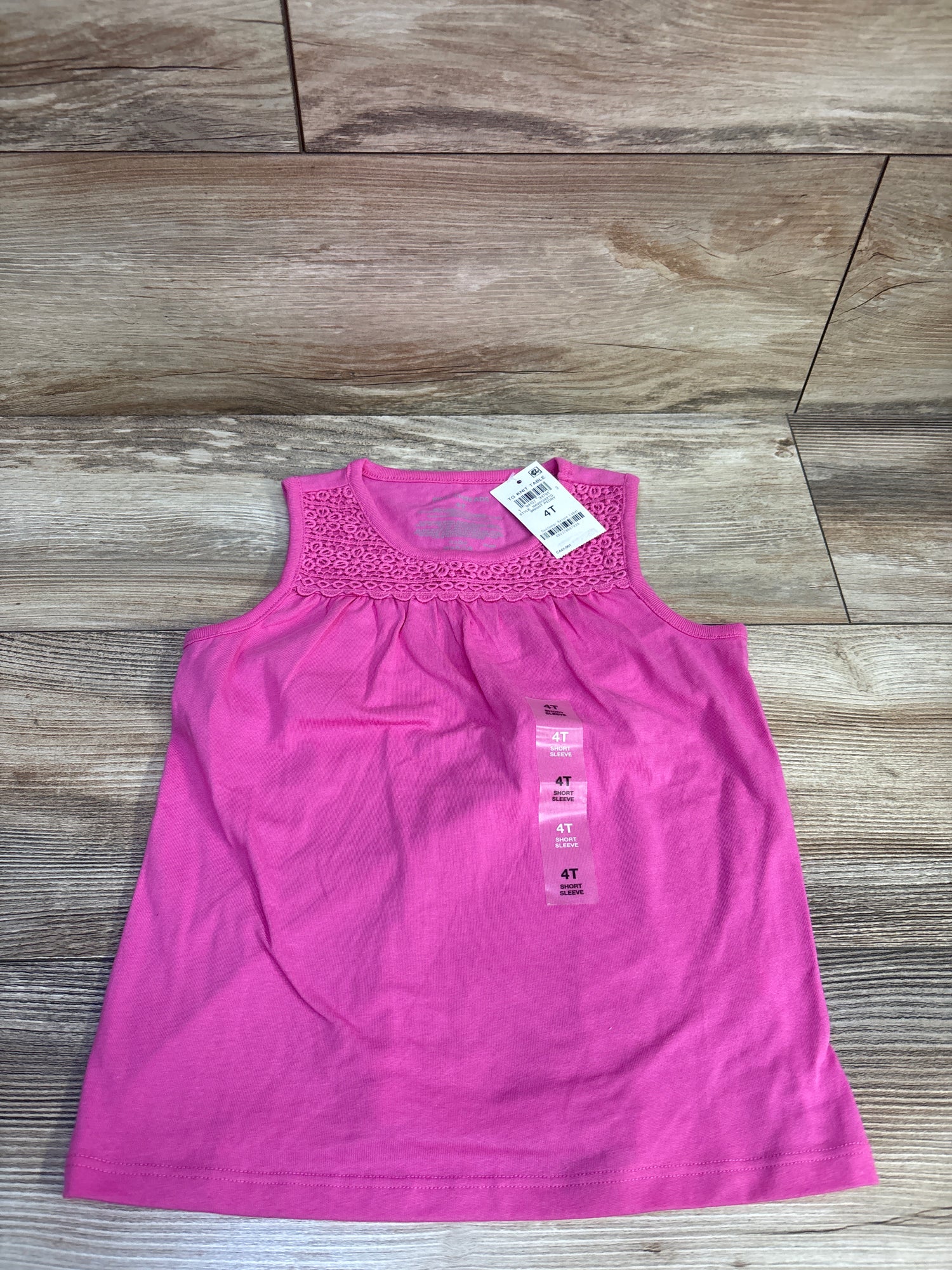 NEW Epic Threads Crochet Tank Top Pink sz 4T