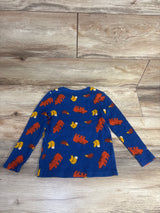 Old Navy Thermal Animal Print Shirt Blue sz 5T