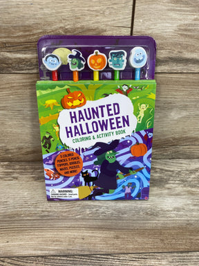 NEW Haunted Halloween Pencil Toppers Paperback – Coloring Book - Me n Mommy To Be
