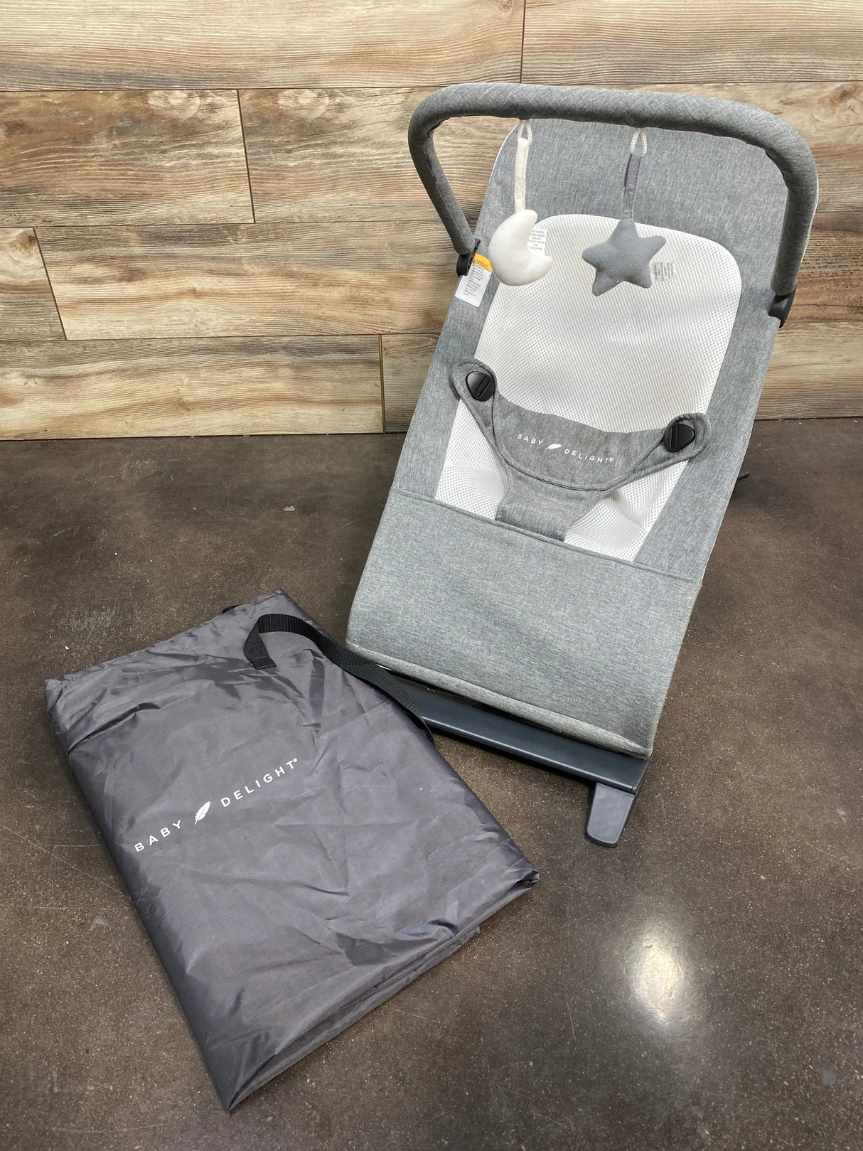 Go with Me Alpine Deluxe Portable Bouncer Grey