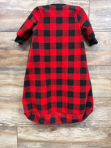Carter's Buffalo Plaid Fleece Sleep Sack Red sz 3-6m