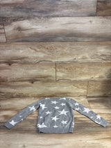 Bailey's Blossoms Knit Sweater Grey Stars sz 5T