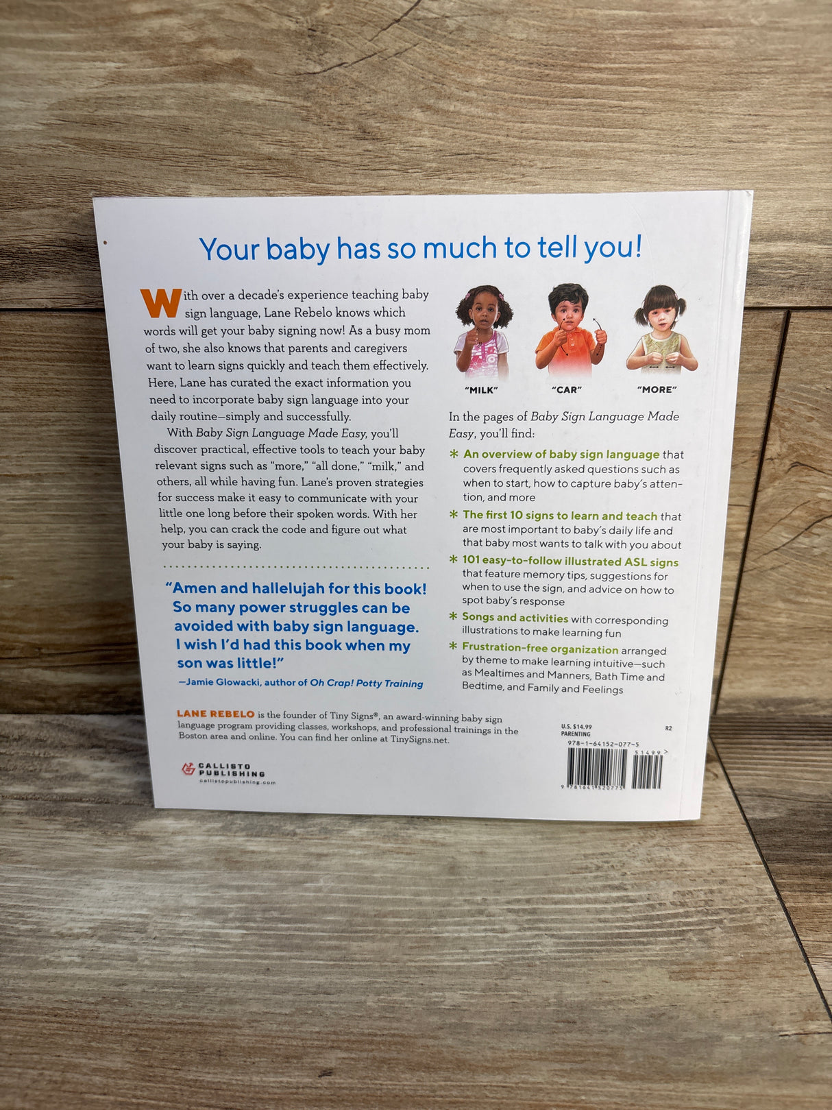 Baby Sign Language Made Easy: 101 Signs