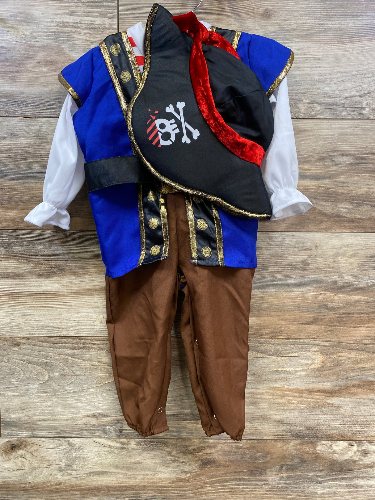 Way To Celebrate! Baby Pirate Costume 2pc Set sz 6-12m