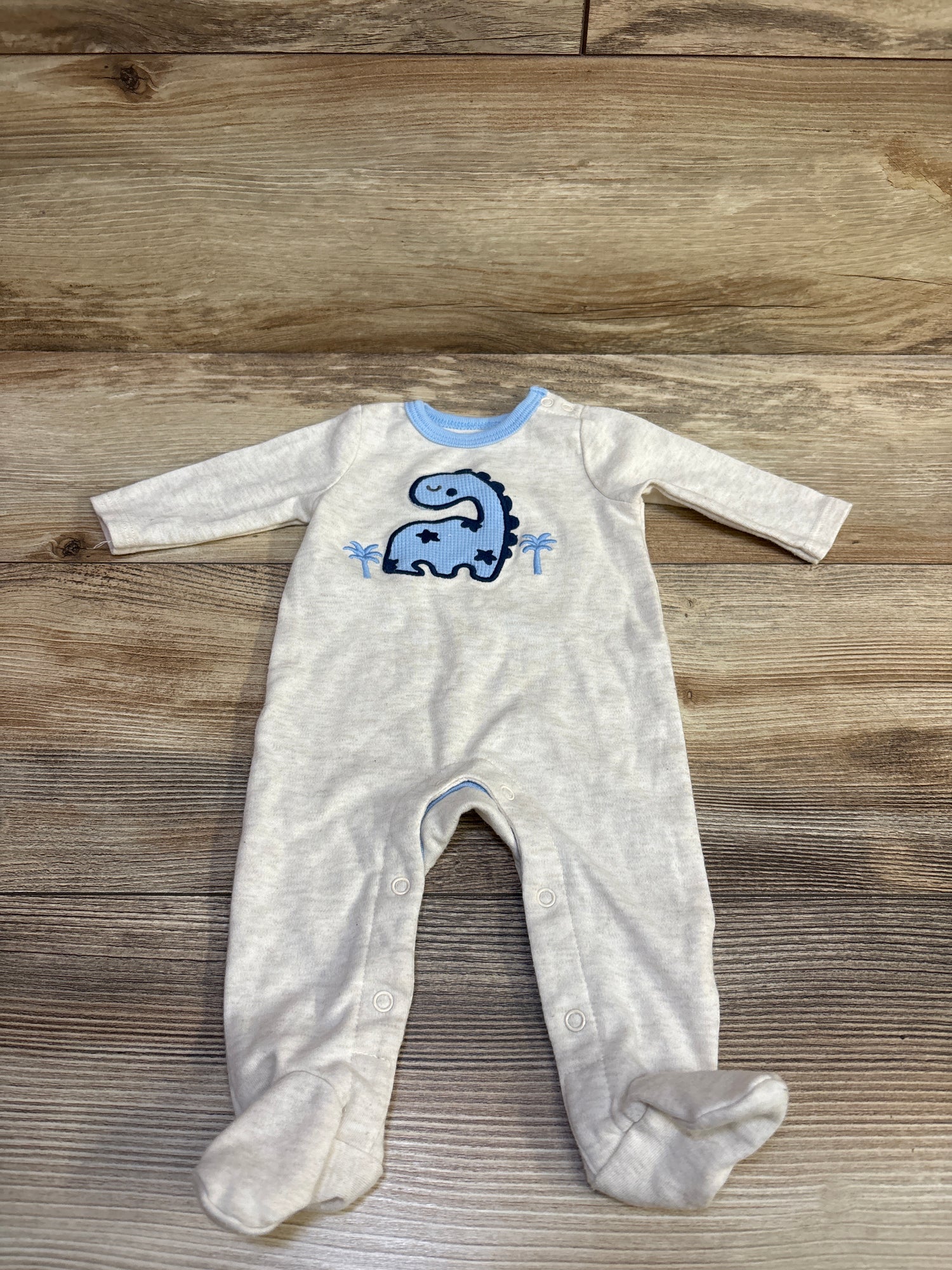 Sterling Baby Dinosaur Sleeper Cream sz Newborn