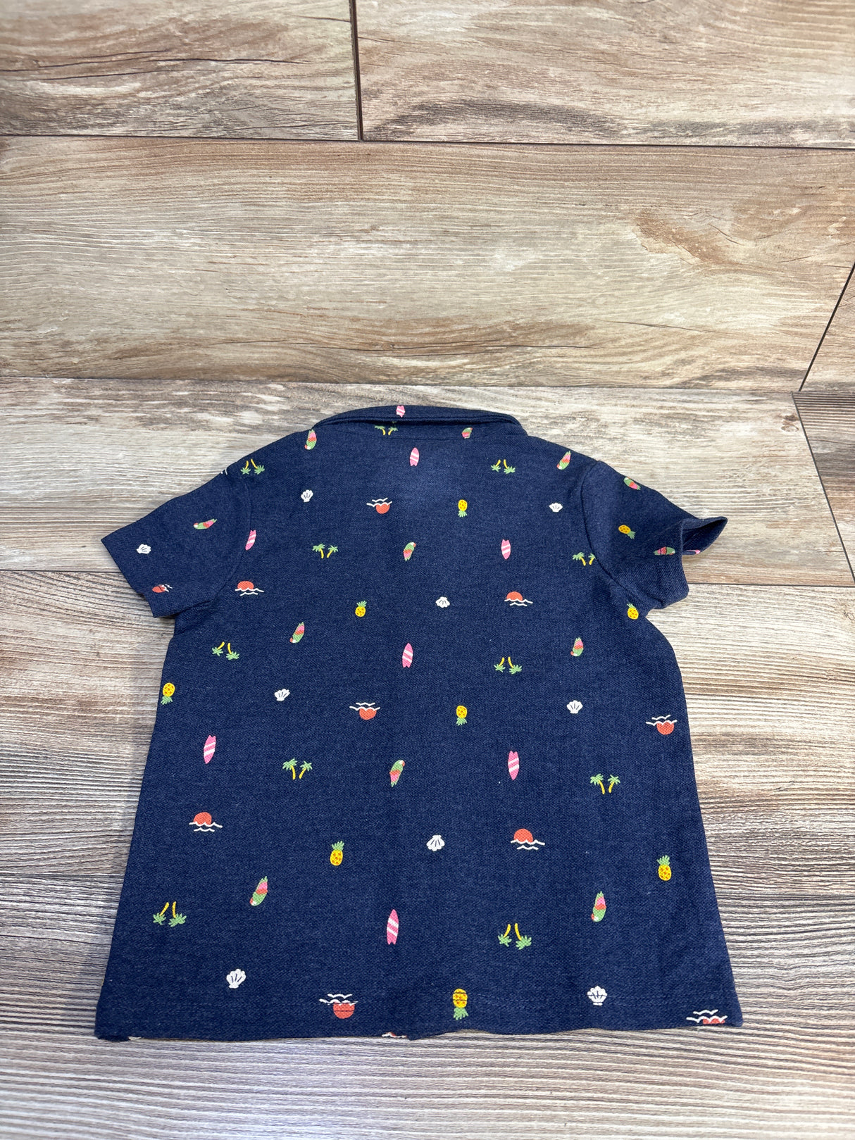 NEW Cat & Jack Button-Up Shirt Navy sz 18m