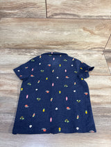 NEW Cat & Jack Button-Up Shirt Navy sz 18m