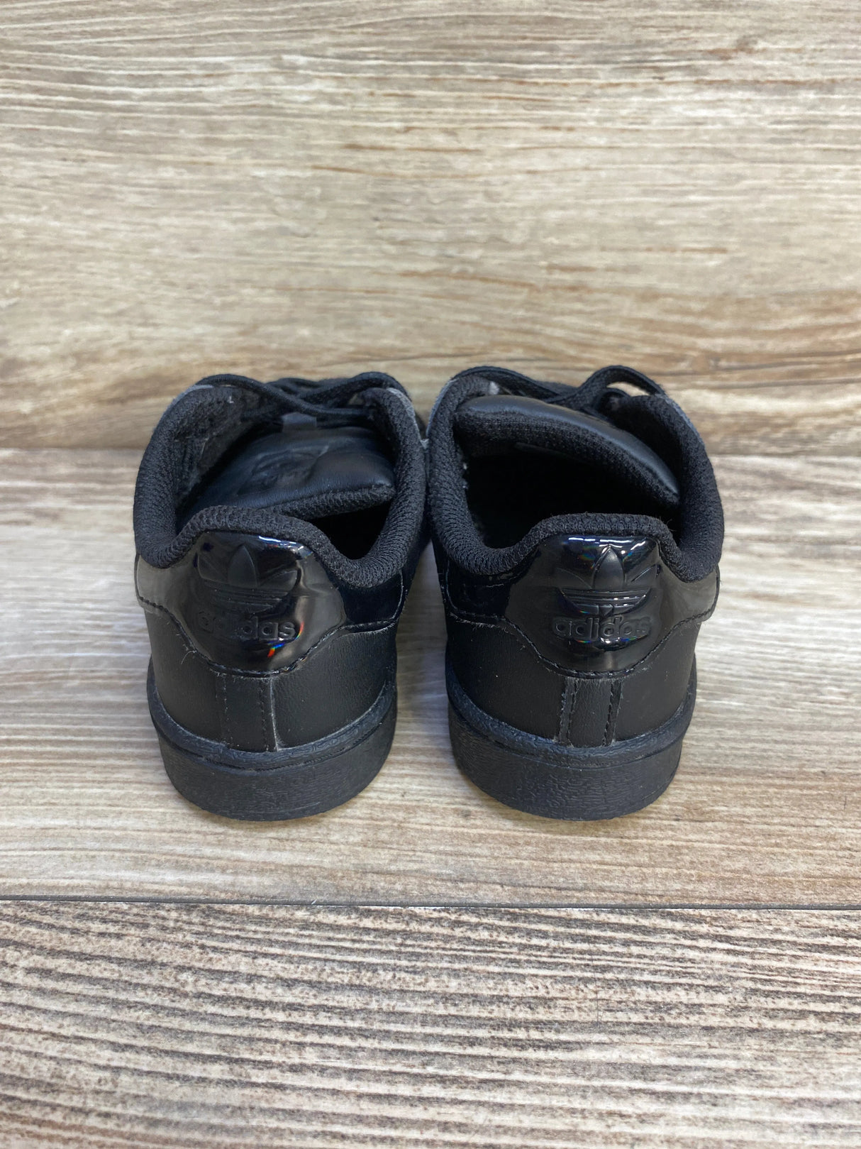 Adidas Superstar EL I 'Triple Black Iridescent' Sneakers - Me n Mommy To Be
