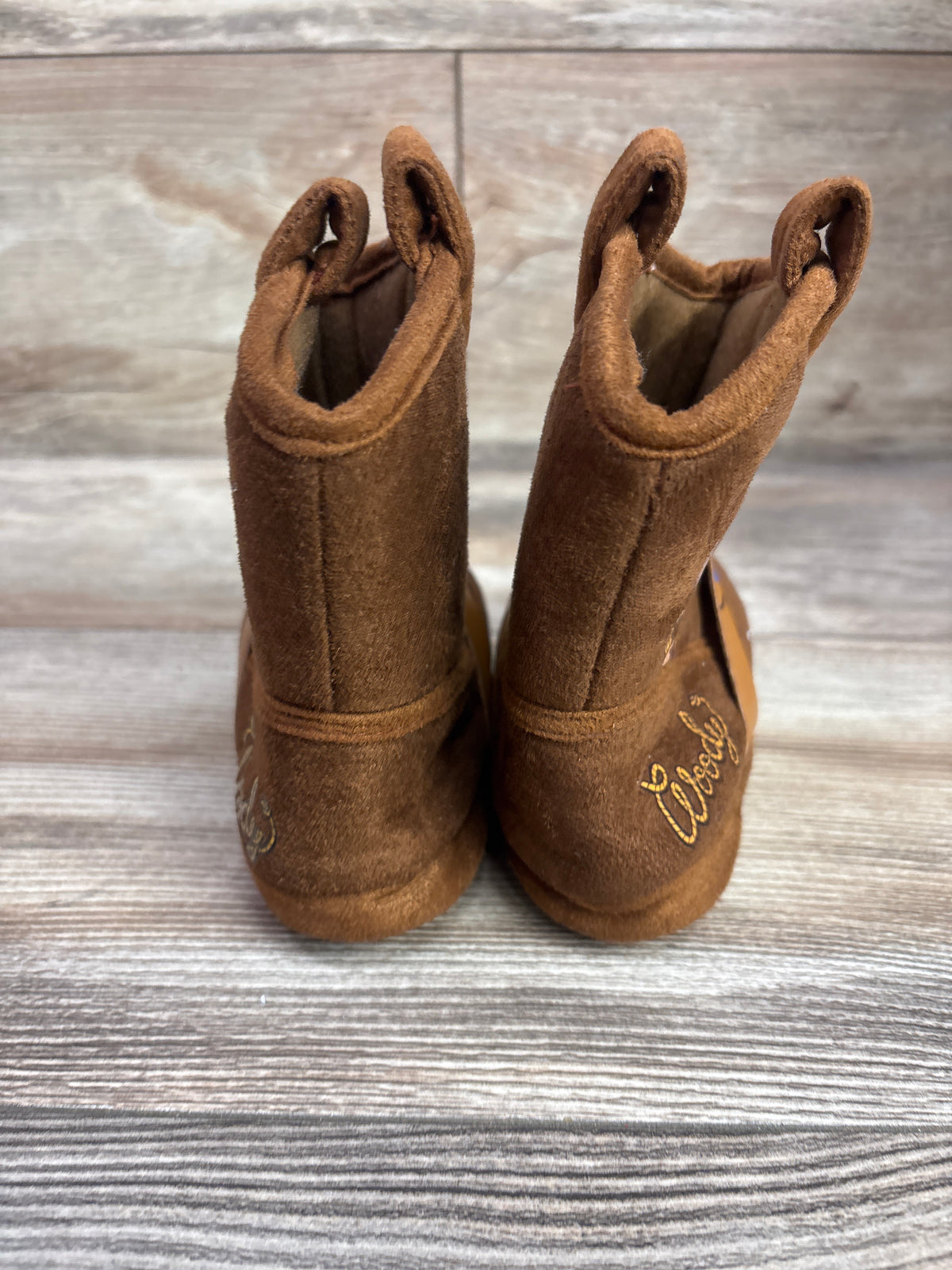 Toy Story Woody Slippers Brown sz 5-6c