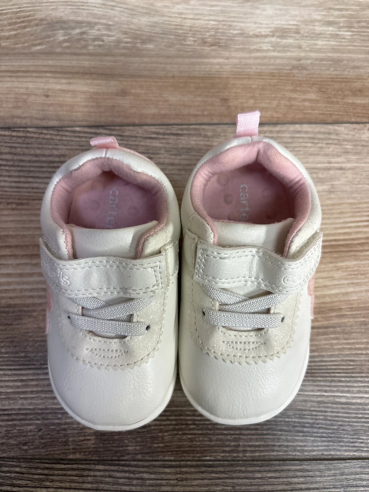 Carter's Every Step Daisy Sneakers White sz 4.5c