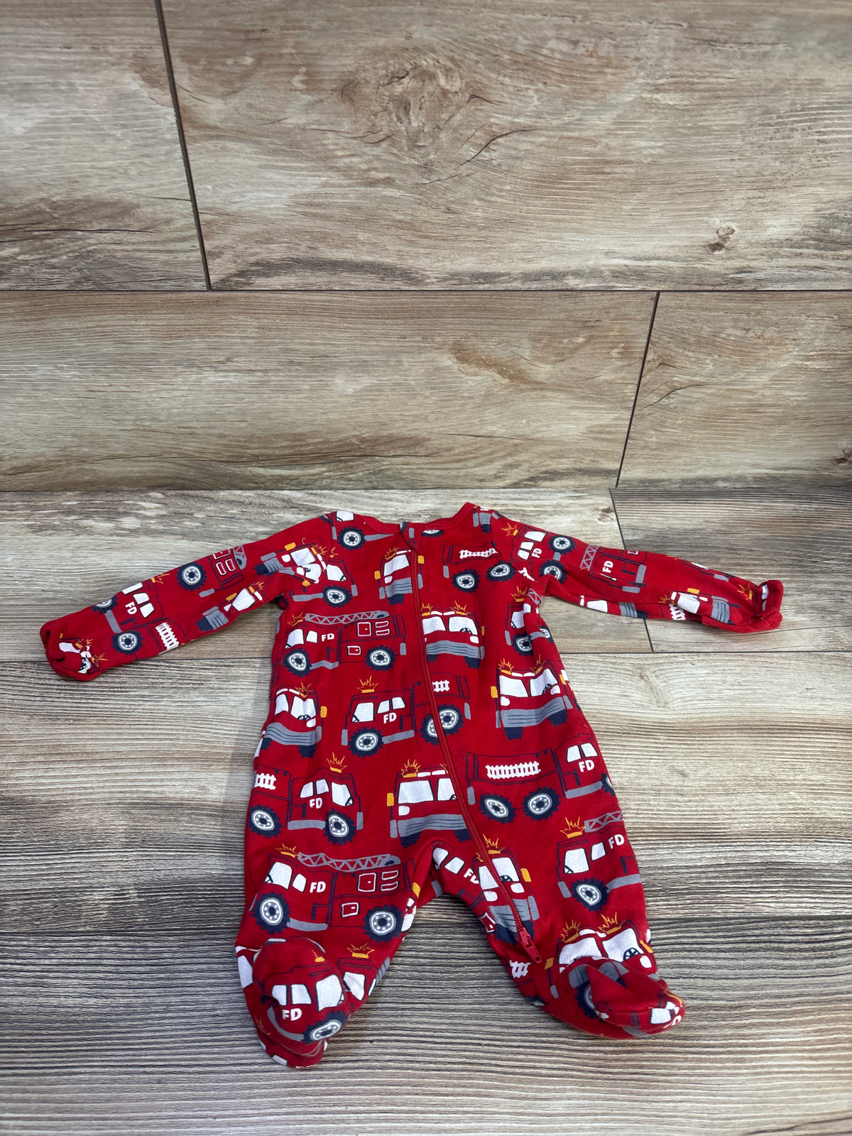Wonder Nation Firetruck Sleeper Red sz Newborn